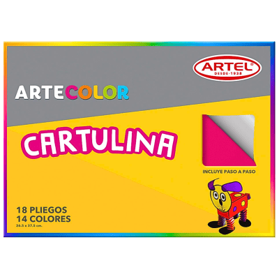 Artecolor cartulina 26x37cm 14col 100109301