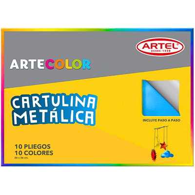 Artecolor metalica 26x36cm 10col 100109371