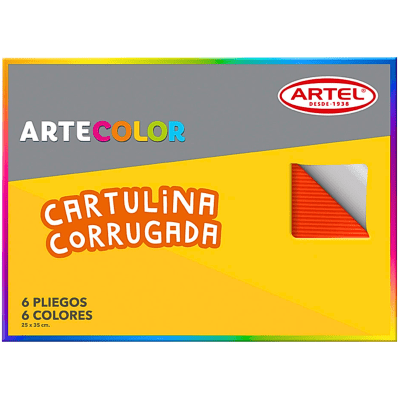 Artecolor corrugada 25x35cm 6col 100109261