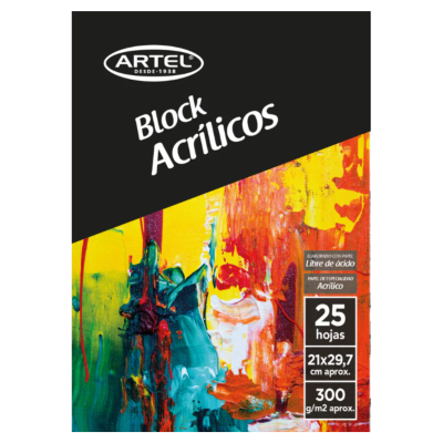 Block Artel Acrilico a4 300g 25h 200140051