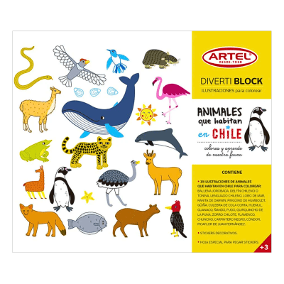 Divertiblock Artel Animales Chilenos 204705741