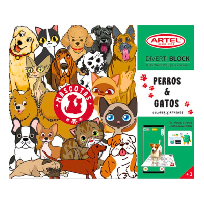 Divertiblock Artel Mascotas 201202501