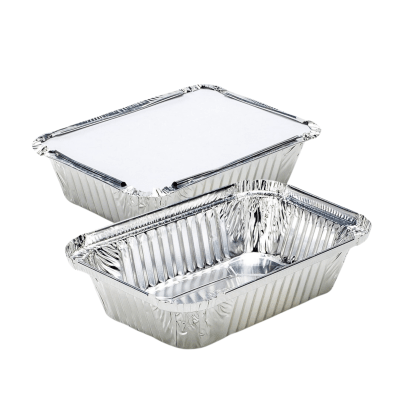 Envase aluminio c/tapa C20 17x11x4cm 20u 21301151