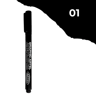 Lapiz Tiralíneas Artel 01 graphic Black 206100011