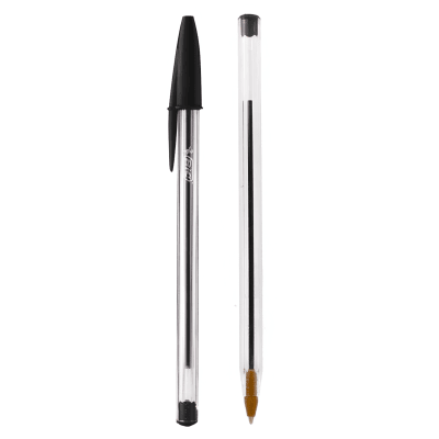 Lapiz Bic cristal medio Negro1