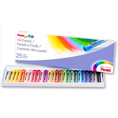 Crayones Pentel Oleo Pastel 25col 502300031