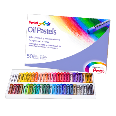 Crayones Pentel Oleo Pastel 50col 502300051