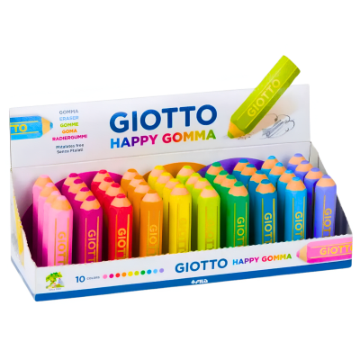 Goma Giotto Happy Lapiz Clasica 40u F2338001