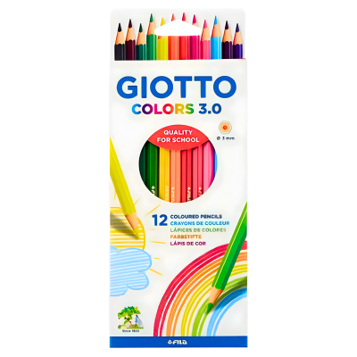 Lapiz Giotto 3.0 Colors 12Col1