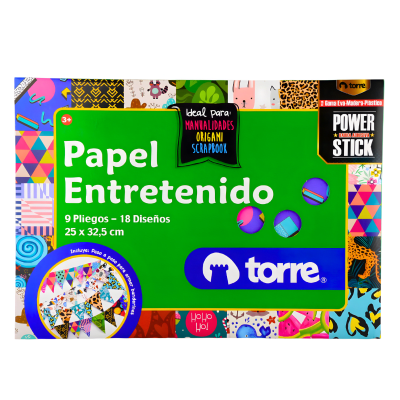 Bolson Torre Entretenido 25x33cm 18D 225661