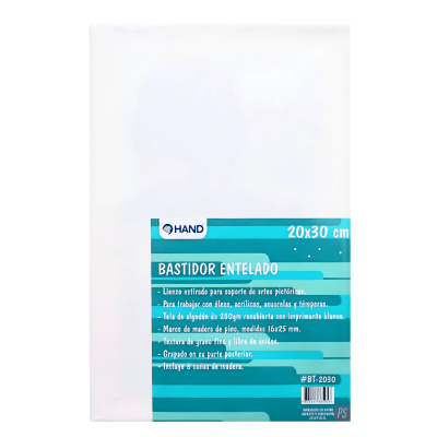 bastidor hand tela 20x30cm BT-20301
