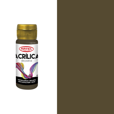 acrilico artel 60ml chocolate oscuro 6011