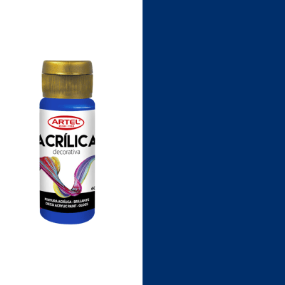 acrilico artel 60ml azul 4011