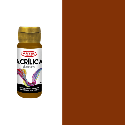 acrilico artel 60ml chocolate 6001