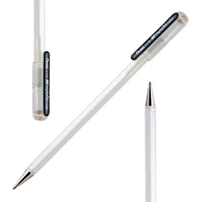 Lapiz Tinta Pentel Hybrid Blanco 500109161