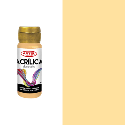 acrilico artel 60ml melocoton pastel 3041