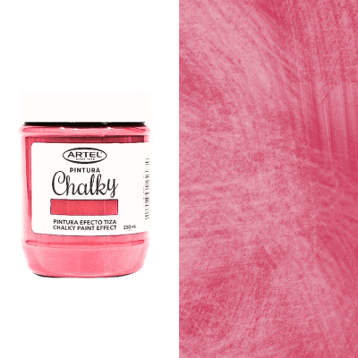 Pin Artel Chalky 250 Ml Rojo Cereza1
