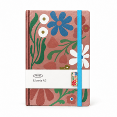 Libreta Artel 26 Lineal A5 80g Elas. Flower 20122548