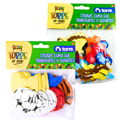 Bl. Set goma eva Torre Transportes y Deportes 28126