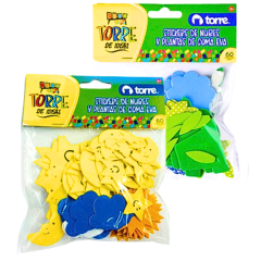 Bl. Set goma eva Torre Nubes y Plantas 28127