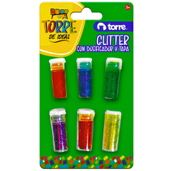 Bl. Set Decorativo Torre Tubos de Escarchas C/S 25991