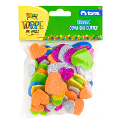 Bl. Set goma eva Torre Glitters 30481