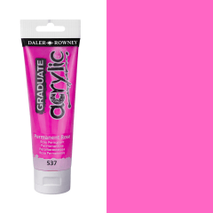 acril daler rowney 120 ml rosa permanente 537