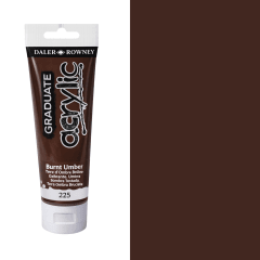 acril daler rowney 120 ml sombra tostada 225