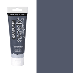 acril daler rowney 120 ml gris payne 065
