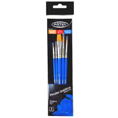 Bl. Set Pinceles Artel 5u Mango Corto 20660497
