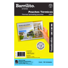 Termolamina Barrilito Oficio Pouche7 23x37cm 100u
