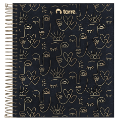Cuad Book Torre Velvet/Terciopelo 120h 5mm 30665