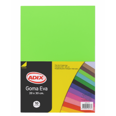 Pack Adix Goma Eva 20x30cm 10u 001 A803001