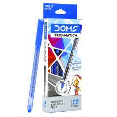 Lapiz Doms Pasta 06 Trio-Matic+ 12u Azul