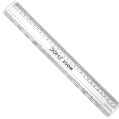 Regla Doms 30cm Plastica Zoom 3464