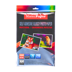 Papel Foto M. Paper A4 Adhesivo 210G 20H - 2563