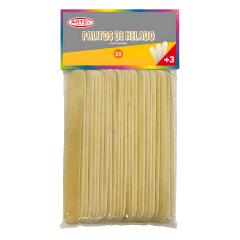 Palos Helado Artel Gr 25u Natural 20110020