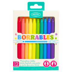 Marcador Artel Borrables Doblepunta 12col 20700028