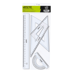 Bl. Set Geometria Neolite 30cm 4u N307002