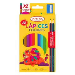 Lapiz Artel 12col + promo 2g/sacap 20630010