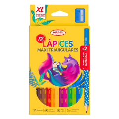 Lapiz Artel Color Maxi Tri 5mm 12 col 20630026