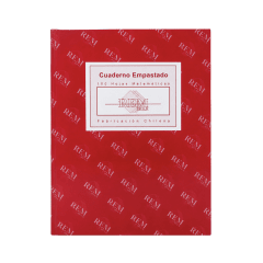 Cuaderno Empastado Rem 100H 7MM