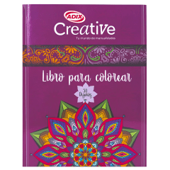 Libro Creative Adix Mandalas 50h Burdeo C201023