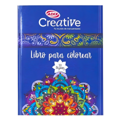 Libro Creative Adix Mandalas 50h Azul C201022