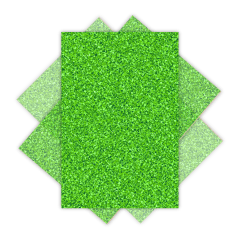 G eva Hand GLIT 20x30cm verde claro 10U HG-16