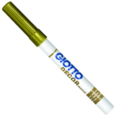 Marcador Giotto Decormetal Oro