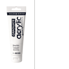 acril daler rowney 120 ml blanco mezcla 006