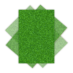 G eva Hand GLIT 20x30cm Verde 10U HG-15