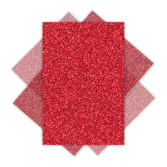 G eva Hand GLIT 20x30cm Rojo 10U HG-13