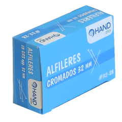 alfileres hand 32mm 28g 100u 32-28
